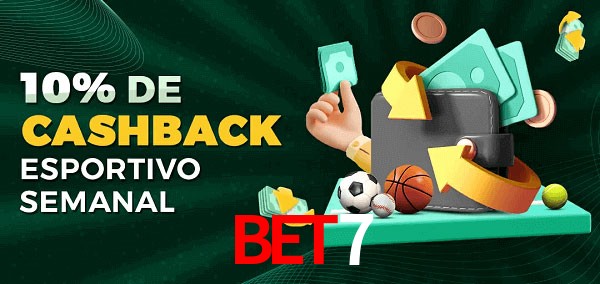 10% de bônus de cashback na Bet7